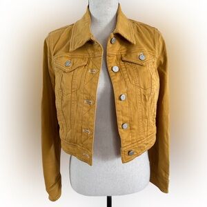 Pilcro and the Letterpress Mustard Jean Jacket